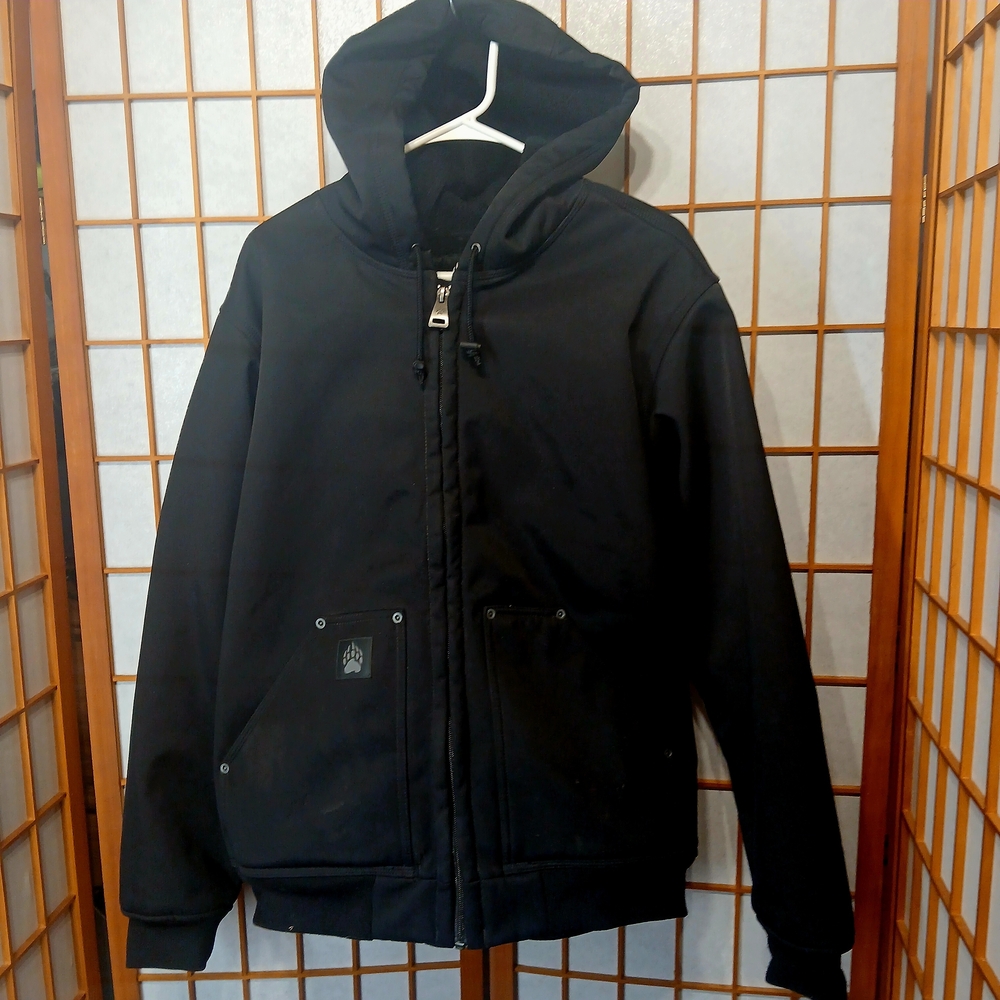 Men's Black Alaskan Hardgear Hooded Performance Jacket